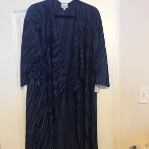 LuLaRoe Navy satin Shirley L